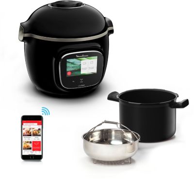 Cookeo MOULINEX Cookeo Touch Wifi CE902800R noir